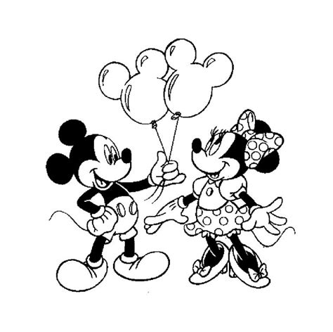 Dessin De Minnie Et Mickey Unique Photos Mickey Minnie 2 Ballons