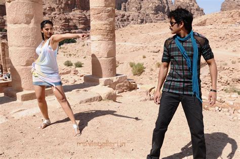 Free Wallpapers Anushka Hot At Ragada Movie Stills Anushka Hot Ragada