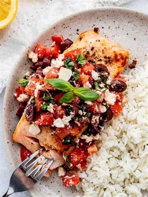 Best Mediterranean Salmon Recipe Story Haute And Healthy Living