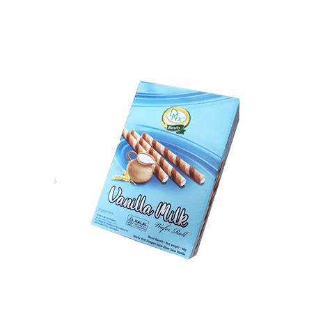 Wafer Roll Vanilla Milk Gr Denex Inter Biskuit Roti Industri Pt