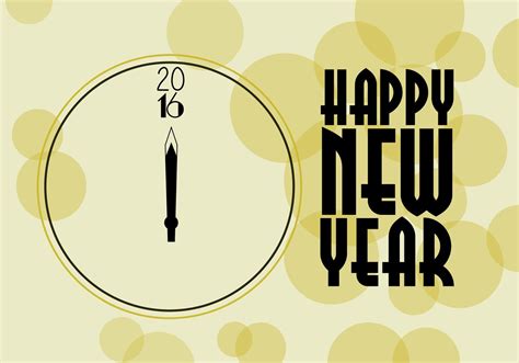 Free New Year Clock Vector 101548 Vector Art At Vecteezy