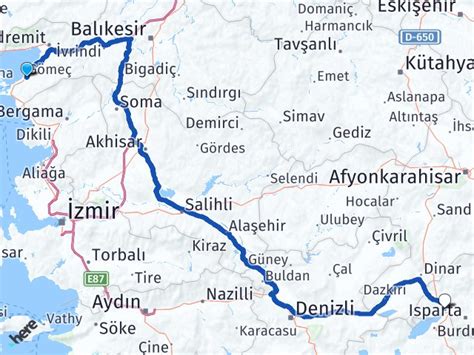 Balıkesir Gömeç Süleyman Demirel Havalimanı Arası Kaç Km Yol Tarifi