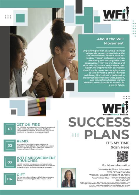 wfi success plans women finance institute