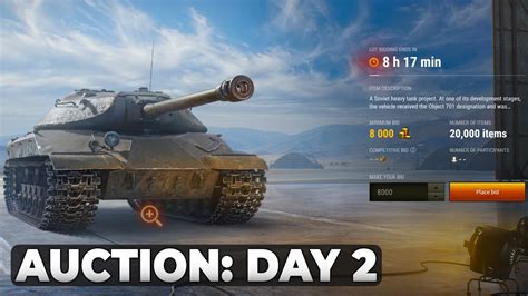 Wot Auction Day K Youtube