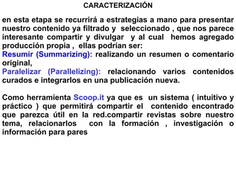 Plan de curación de contenidos PPT