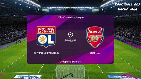 Olimpique Lyon Vs Arsenal Fecha 5 UEFA Champions League EFootball