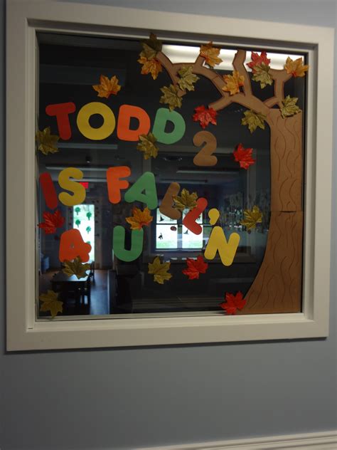 My Classroom Window Fall Decor Fall Classroom Decorations Fall