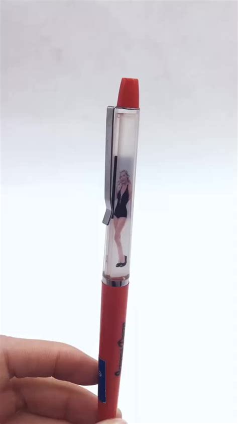 Customize Plastic Women Take Off Cloth Liquid Pens Naked Women