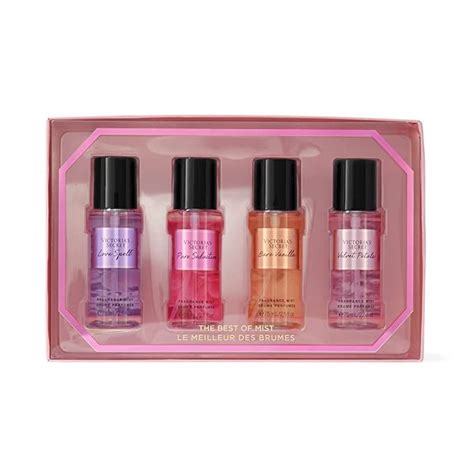 Victoria S Secret Fragrance Mist Collection 4 Piece Mini Mist Gift Set