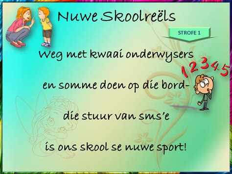 GEDIG NUWE SKOOLREELS Teacha