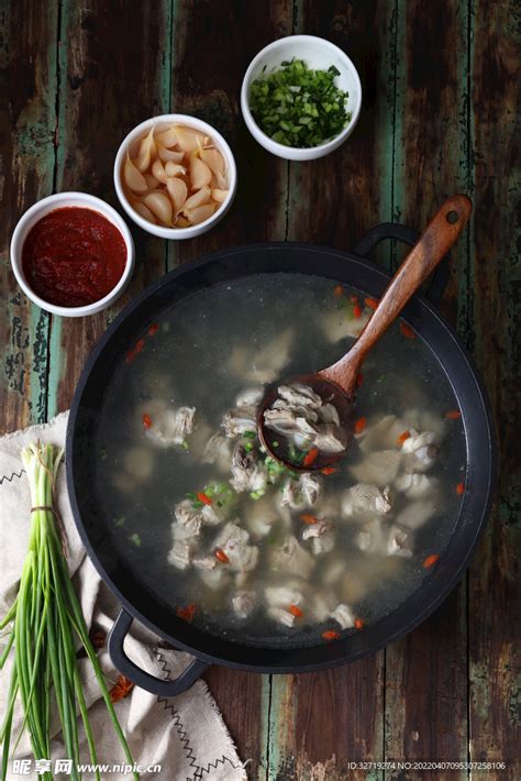 清炖羊排汤摄影图传统美食餐饮美食摄影图库昵图网