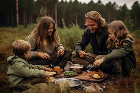 Outdoor family eating outdoors adult. | Premium Photo - rawpixel