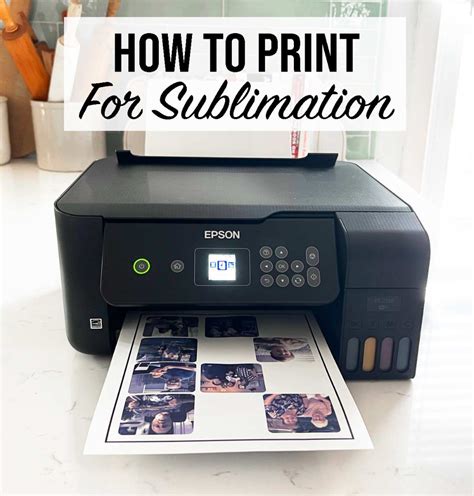 How To Print For Sublimation Artofit