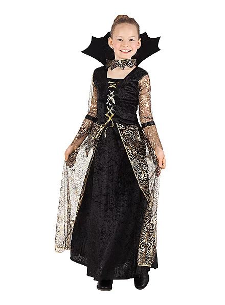 Costume de vampire de la reine araignée pour enfants maskworld