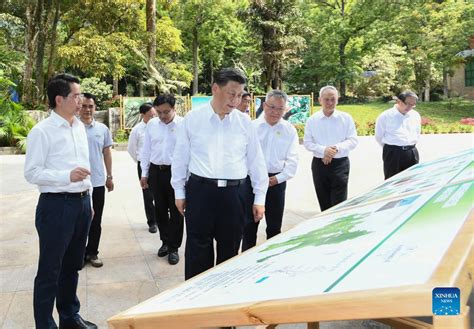 Xi Jinping souligne l importance de stimuler le développement du parc