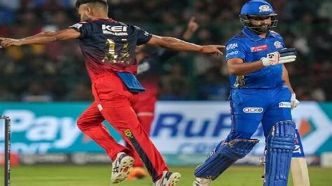 RCB won first match against Mumbai Indians in Bengaluru RCB ಕಹಲ