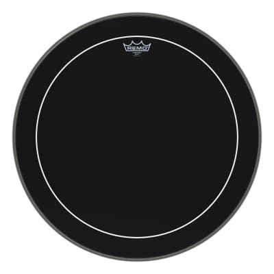 Remo Es 1622 Ps Pinstripe Ebony Bass Drumhead 22 Reverb Drum And