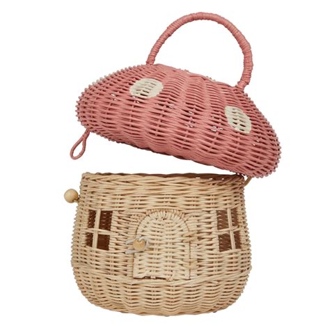 Rattan Mushroom Basket Musk