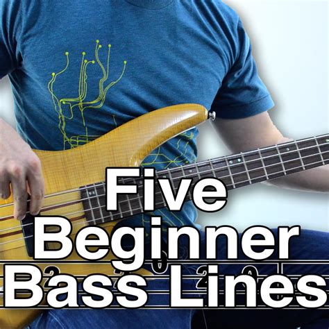 5 Beginner Bass Linessquare Thumb Become A Bassist