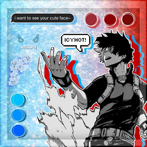 Todoroki Icy Hot Edit Editing Designing Amino