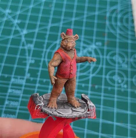 A Bear With A Fez And Waistcoat By Matt C Download Free Stl Model