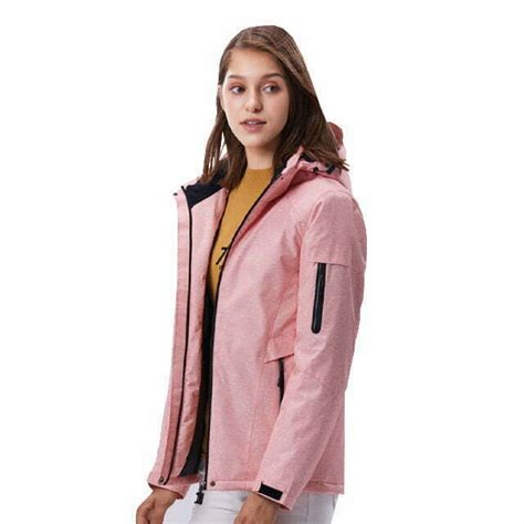 Manteau Chauffant Femme Hydrofuge Rose Vestes Chauffantes Fr