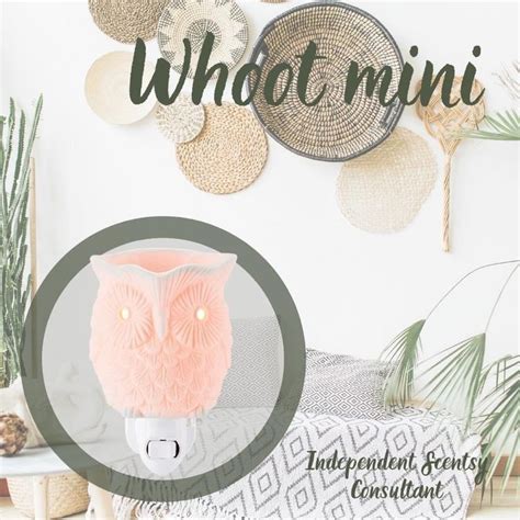 Whoot Mini Warmer Scentsy Wax Bars Scented Wax Warmer Handcraft