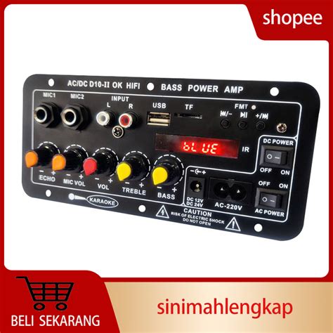 Jual Amplifiers Untuk 8 12 Inci Speaker AC 220V 12V 24V Penguat