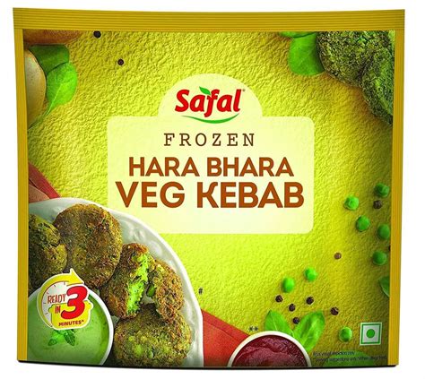 Deep Fry Safal Frozen Hara Bhara Veg Kebab Gm At Rs Packet In