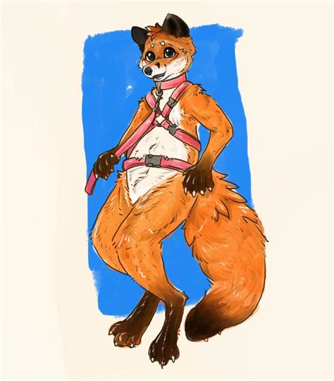 A cute fox. [Art by me] : r/furry