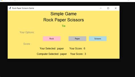 rock paper scissors game in python - Joelle Trejo