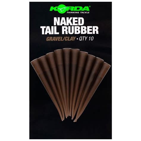 Korda Gumový prevlek na záves Naked Tail Rubber Gravel Clay 10ks