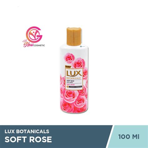 Jual LUX BOTANICALS SOFT ROSE BODY WASH 100ml Shopee Indonesia