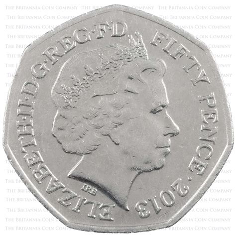 2013 Benjamin Britten Circulated UK 50p Coin