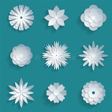 Origami Flower Stock Illustrations 35058 Origami Flower Stock Illustrations Vectors