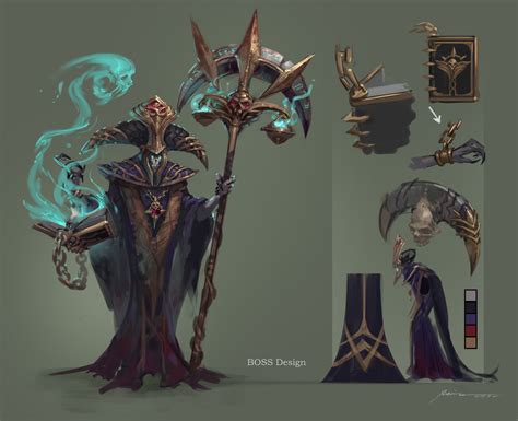 Artstation Boss Concept For Last Project Xuexiang Zhang Weapon