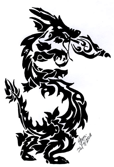 Asian Dragon Tattoo Design By Exsuicune On Deviantart