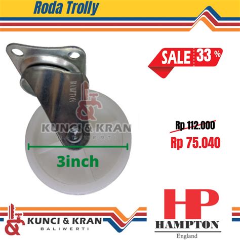 Jual Rodatrolly Hampton Pp Non Brake Tanpa Rem Roda Etalase