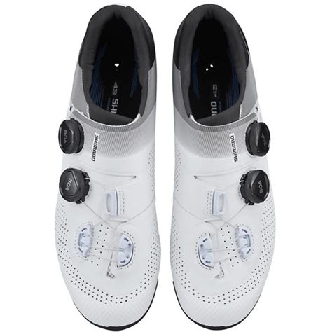 Calzado Zapato Zapatilla Championes Ruta Shimano Rc702 Carbono Blanca