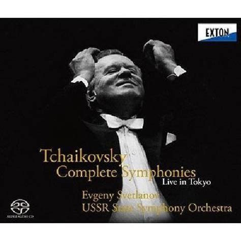 Evgeny Svetlanov Tchaikovsky Complete Symphonies Sacd Hybrid Tower