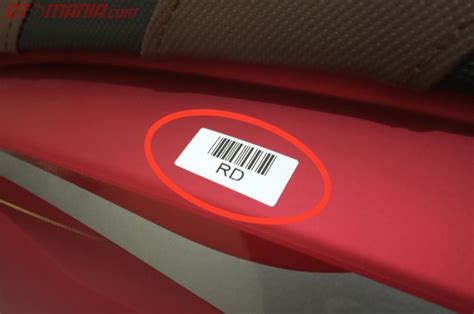 Ternyata Ini Fungsi Stiker Barcode Yang Menempel Di Motor Baru Jadi