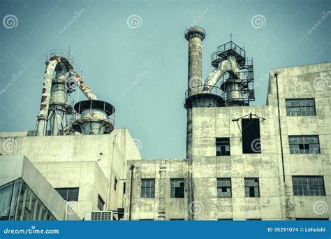 Old Factory Building Exterior Stock Photo Image Of Economy Equipment