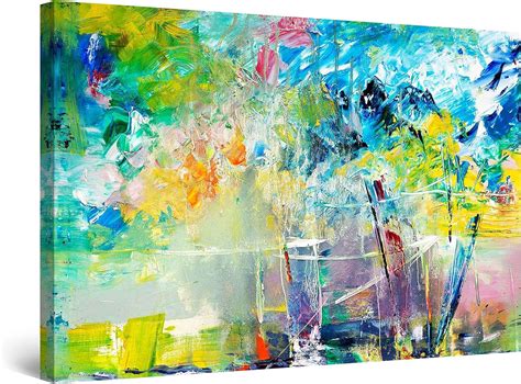 Amazon Startonight Canvas Wall Art Colors Abstract Happy Large