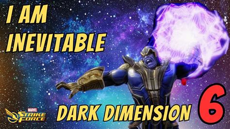 First Look At Thanos The Mad Titan In Dark Dimension 6 Marvel Strike