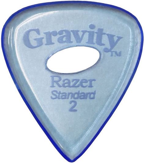 Gravity Guitar Picks Razer Elipse 2mm Polished Martinsmusikkiste