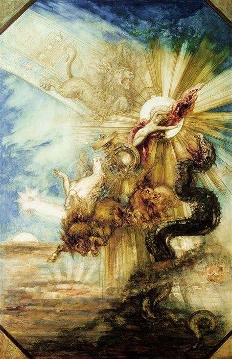 La caída de Faetón Gustave Moreau Impresión de arte