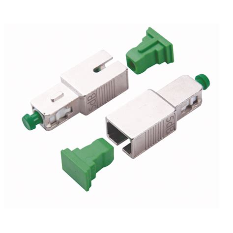 Atenuador Optico Macho Hembra Con Conector SC APC De 5 DB Para Fibra