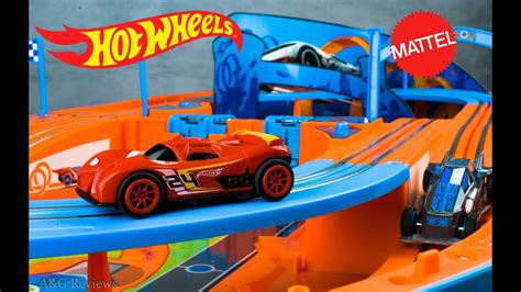 Hot Wheels Carrying Case Slot Track Set Video Review Youtube