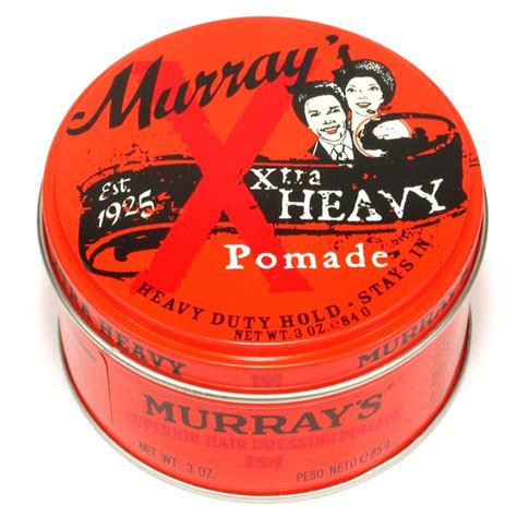 Murrays Superior Hair Dressing Xtra Heavy Pomade 3 Oz