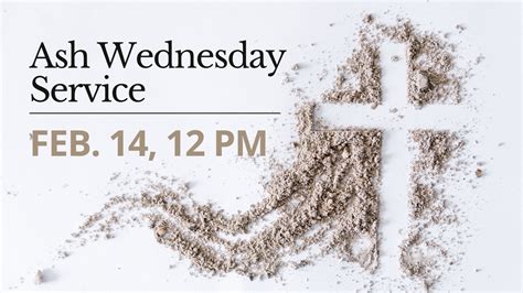 Ash Wednesday Service St Johns United Methodist Church